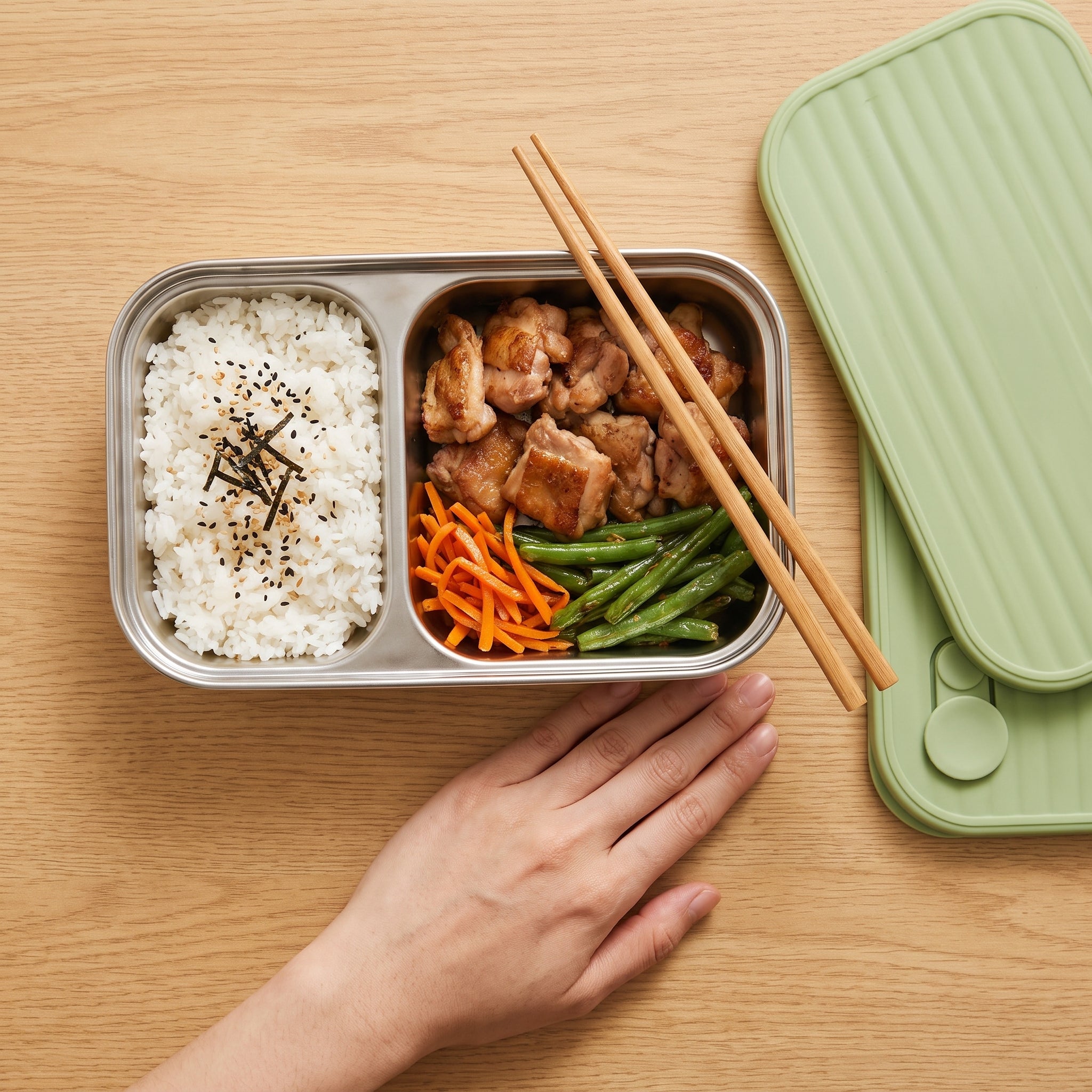 600ml silicon bento box