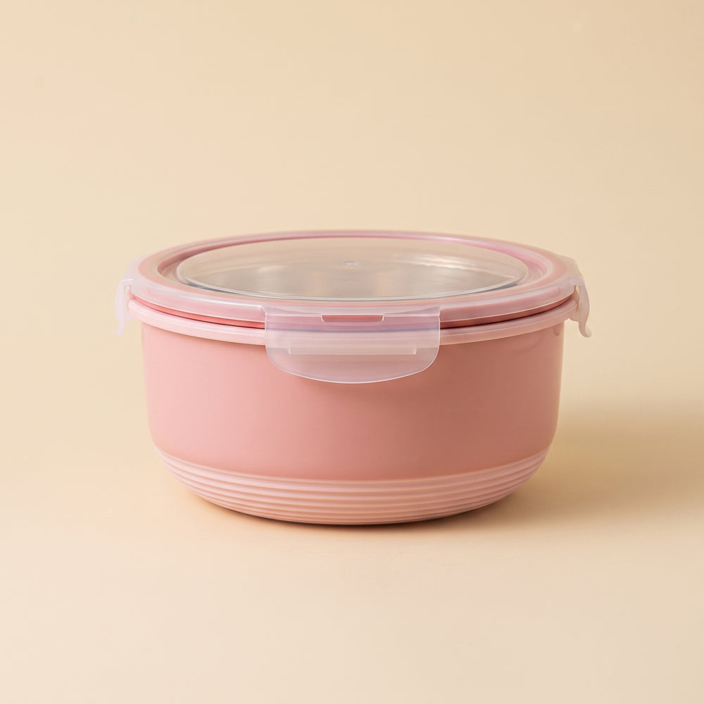 Stainless steel stackable food storage bowls