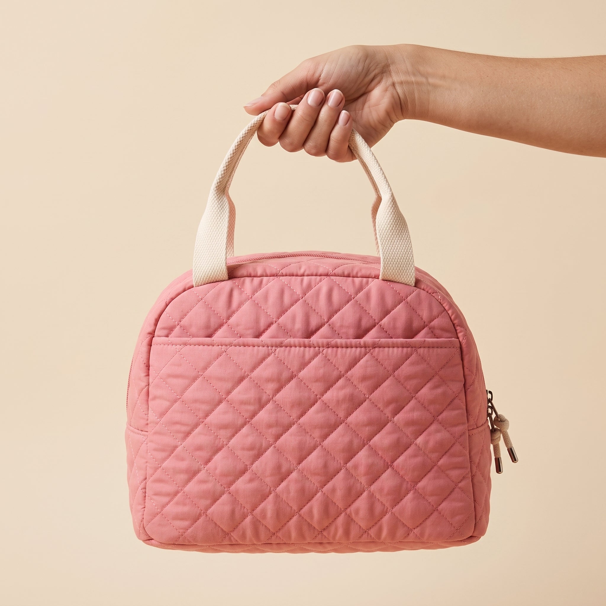 Quilted Insulated Lunch Bag