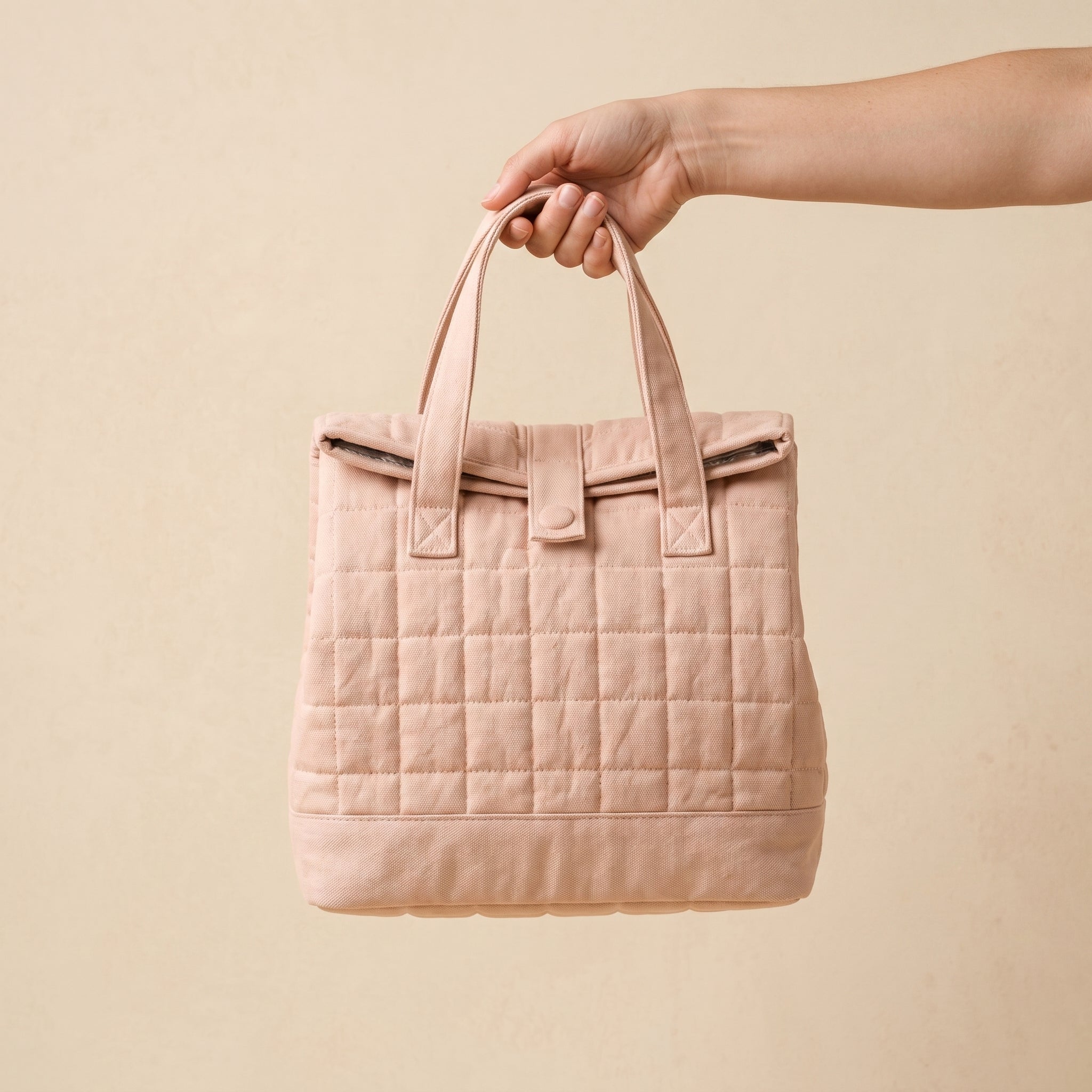 Quilted Insulated Lunch Tote